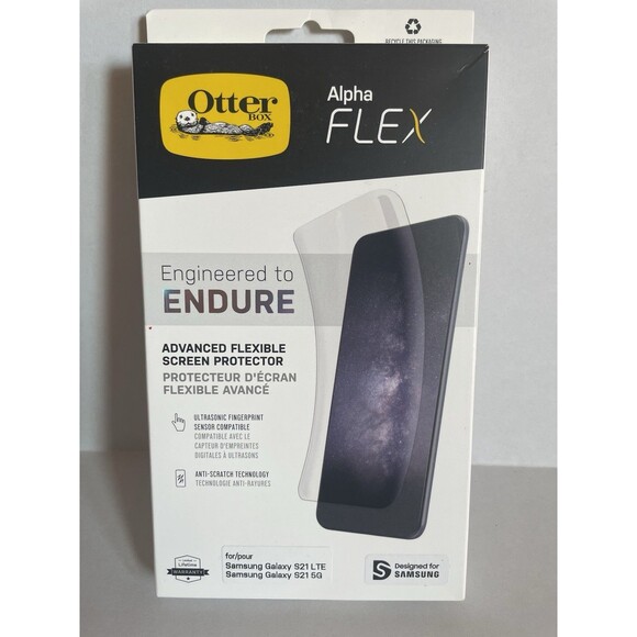 OTTERBOX Other - Otterbox Alpha Flex Screen Protector for Samsung Galaxy S21 LTE, S21 5G 77-81282